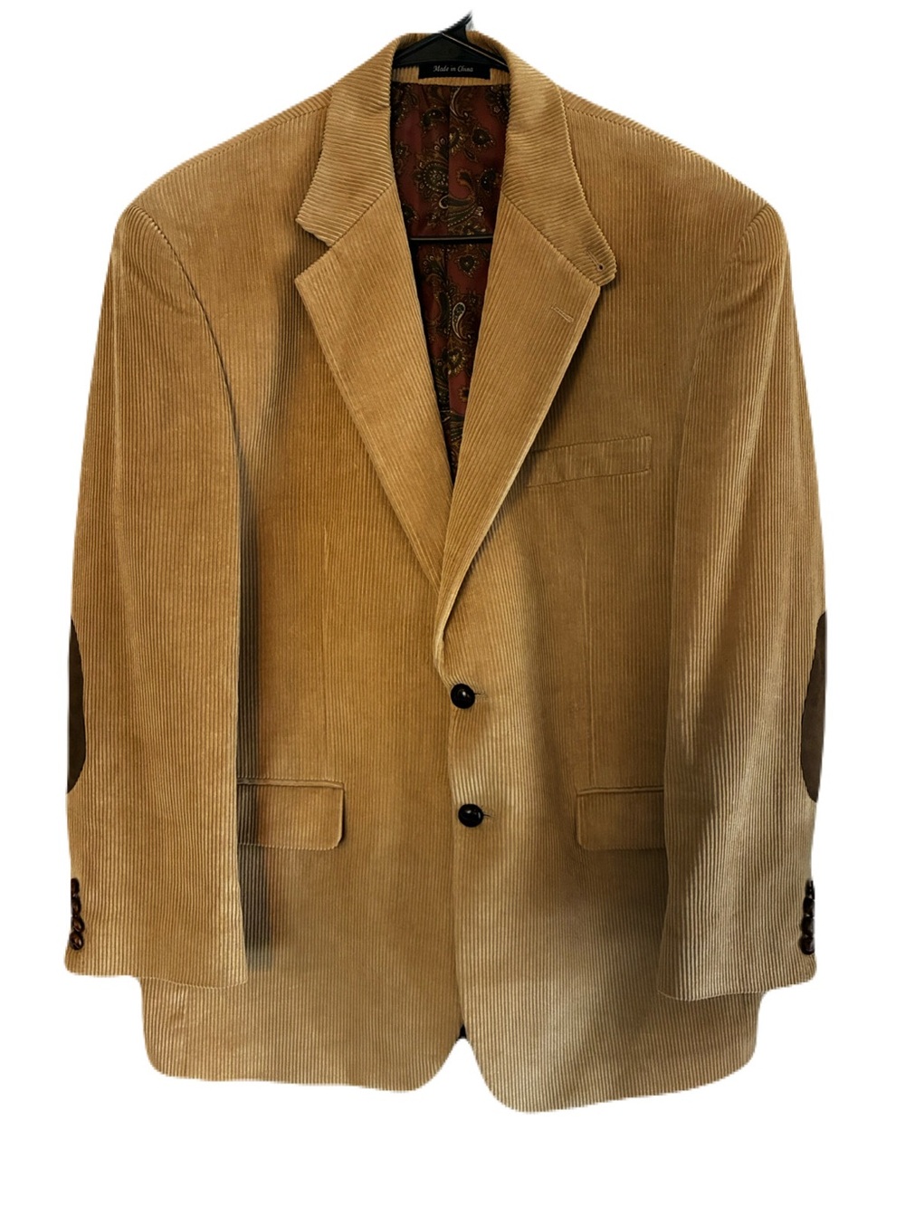 Lauren Ralph Lauren Tan Corduroy Blazer | Grandpacore Academic Size 42